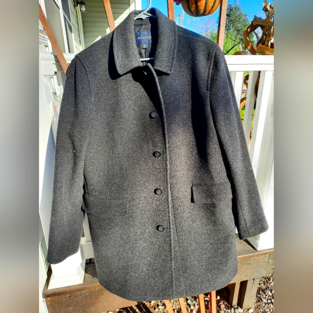 Banana Republic Italian Wool Cashmere Men's Peacoat